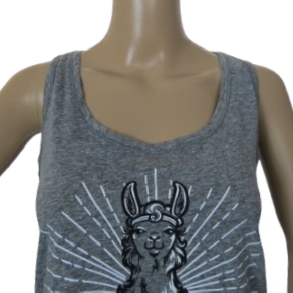Llamaste Grey Yoga Tee - Picture 2 of 7